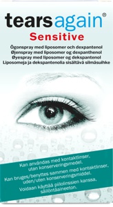 Tearsagain Sensitiv Øjenspray produktbillede
