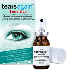 Tearsagain Sensitive Øyespray 10 ml produktbilde