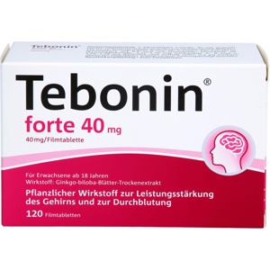 TEBONIN forte 40 mg Filmtabletten Produktbild