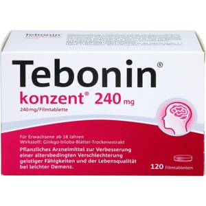 TEBONIN konzent 240 mg Filmtabletten Produktbild