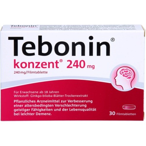 TEBONIN konzent 240 mg Filmtabletten Produktbild