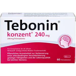 TEBONIN konzent 240 mg Filmtabletten Produktbild