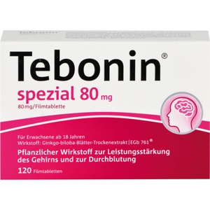 TEBONIN spezial 80 mg Filmtabletten Produktbild