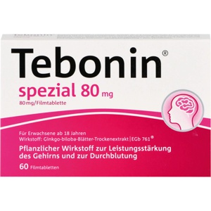 TEBONIN spezial 80 mg Filmtabletten Produktbild