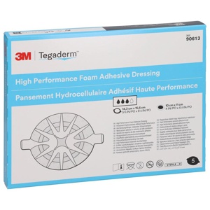 TEGADERM 3M Foam Adhesive 14,3x15,6 cm oval 90613 Produktbild