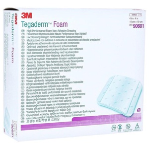 TEGADERM 3M Foam n.klebend 10x10 cm 90601 Produktbild