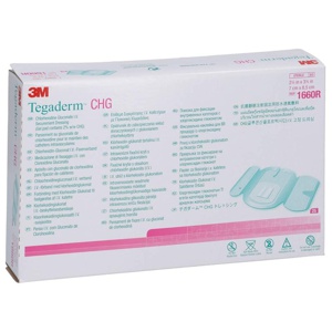 TEGADERM CHG I.V. Fixierverb.7x8,5 cm 1660R Produktbild