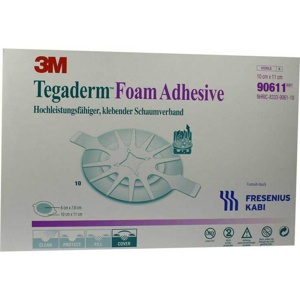TEGADERM Foam Adhesive 10x11 cm oval 90611 Produktbild