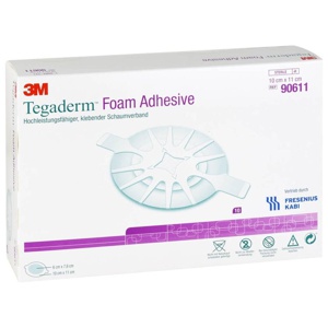 TEGADERM Foam Adhesive 10x11 cm oval 90611 Produktbild