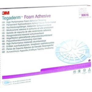 TEGADERM Foam Adhesive 19x22,2 cm oval 90616 Produktbild