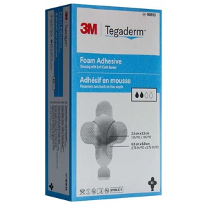 TEGADERM Foam Adhesive 6,9x6,9 cm kreuzf.90615 Produktbild