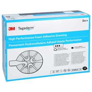 TEGADERM Foam Adhesive 6,9x7,6 cm oval 90614 Produktbild