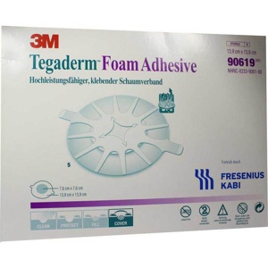 TEGADERM Foam Adhesive FK 13,9 cm rund 90619 Produktbild