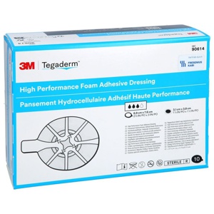 TEGADERM Foam Adhesive FK 6,9x7,6 cm oval 90614 Produktbild