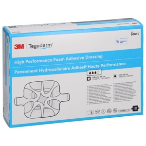 TEGADERM Foam Adhesive FK 8,8x8,8 cm 90610 Produktbild