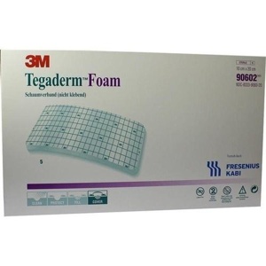 TEGADERM Foam n.klebend FK 10x20 cm 90602 Produktbild
