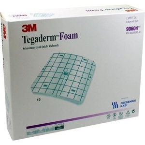TEGADERM Foam n.klebend FK 8,8x8,8 cm geschl.90604 Produktbild