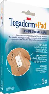 Tegaderm + Pad, 5 cm x 7 cm, 5 st produkt bild