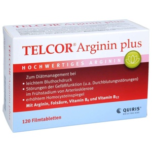 TELCOR Arginin plus 120 St Filmtabletten Produktbild