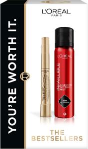 Telescopic Mascara and Infaillible Setting Mist presentbox produkt bild