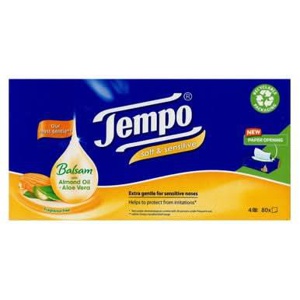 Tempo Balsam Soft & Sensitive Tissues Almond Oil & Aloe Vera product image