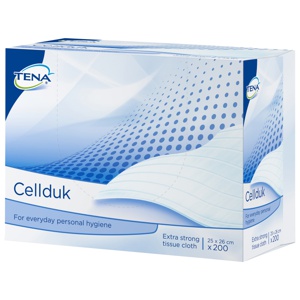 Tena Cellduk 25 x 26 cm 200 stk produktbilde
