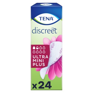 Tena Discreet Trusseindlæg 24 stk produktbillede