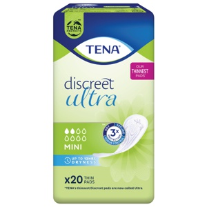 TENA Discreet Ultra Mini bind 20 stk produktbilde