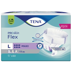 Tena Flex Maxi L beltebleier 22 stk produktbilde
