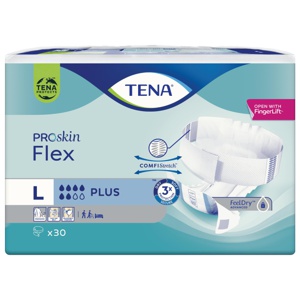 Tena Flex Plus beltebleie str. L 30 stk produktbilde