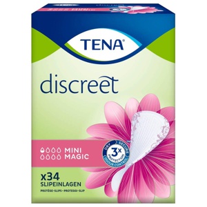 TENA LADY discreet MINI MAGIC Inkontinenz Slipeinlagen 6X34 St Produktbild