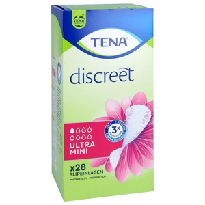 TENA LADY discreet ULTRA MINI Inkontinenz Slipeinlagen 28 St Produktbild