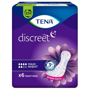 Tena Discreet Protect+ Maxi Night 6 stk produktbillede
