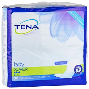 TENA Lady Super Inkontinenz Einlagen 30 St Produktbild