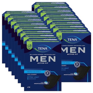 tena MEN ACTIVE FIT Extra Light Einlagen bei Inkontinenz, 2x112 St n.v. Produktbild