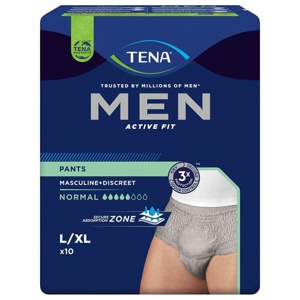 TENA MEN ACTIVE FIT PANTS NORMAL L/XL 4X10 St Produktbild