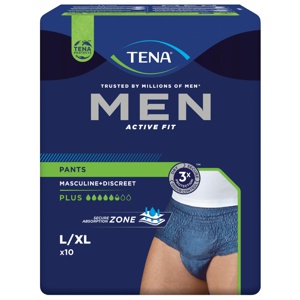 Tena Men ActiveFit Pants Plus L/XL 10 stk produktbilde
