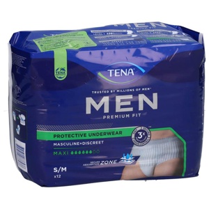 TENA MEN PREMIUM FIT MAXI S/M 12 St Produktbild