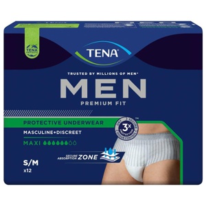 TENA MEN PREMIUM FIT MAXI S/M 4X12 St Produktbild