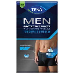 Tena MEN Protective Boxer, X-Large, sort, 1 stk. produktbilde