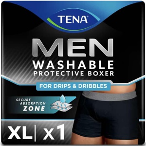 Tena Men vaskbar absorberende boksershorts XL 1 stk produktbilde
