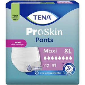 Tena Pants Maxi XL buksebleie 10 stk produktbilde