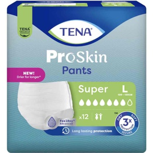 Tena Pants Super Buksebleie L – 12 stk produktbilde