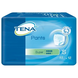 Tena Pants Super buksebleie S 12 stk produktbilde