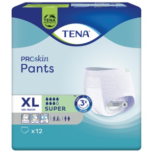 Tena Pants Super buksebleie XL 12 stk produktbilde