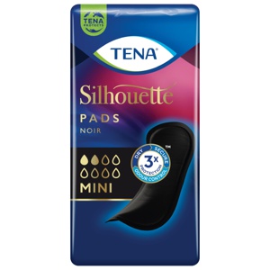 TENA Silhouette Mini bind sort 18 stk produktbilde