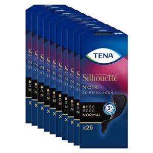 TENA Silhouette NOIR SLIPEINLAGEN NORMAL 10X26 St Produktbild