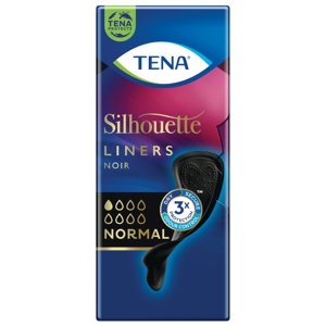 Tena Silhouette Normal Truseinnlegg Sort 26 stk produktbilde