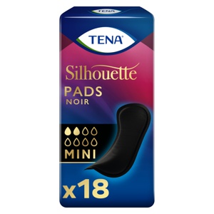 Tena Silhouette Pads Noir Bind Mini produktbillede