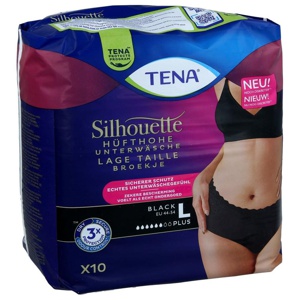 TENA Silhouette Plus BLACK L 10 St Produktbild
